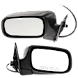 Driver and Passenger Side Mirror, Power Adjust, Non-Heated, Manual Folding, Textured Black, No Signal Light, No Memory, No Puddle Light, No Auto-Dim, No Blind Spot Feature
