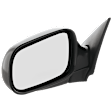 Driver and Passenger Side Mirrors, Power Adjust, Manual Folding, Non-Heated, Paintable, No Signal Light, No Memory, No Puddle Light, No Auto-Dimming, No Blind Spot Feature