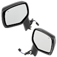 Driver and Passenger Side Mirrors, Power Adjust, Manual Folding, Heated, Paintable, No Signal Light, No Memory, No Puddle Light, No Auto-Dimming, No Blind Spot Feature