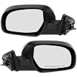 Driver and Passenger Side Mirrors, Power Adjust, Manual Folding, Non-Heated, With 1 Paintable and 1 Textured Black Cap, No Signal Light, Memory, Puddle Light, Auto-Dimming, and Blind Spot Feature
