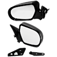 Driver and Passenger Side Mirrors, Power Adjust, Manual Folding, Non-Heated, Paintable, No Signal Light, No Memory, No Puddle Light, No Auto-Dimming, No Blind Spot Feature