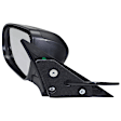 Driver and Passenger Side Mirrors, Power Adjust, Manual Folding, Non-Heated, Paintable, No Signal Light, No Memory, No Puddle Light, No Auto-Dimming, No Blind Spot Feature