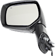 2013-2014 Subaru XV Crosstrek - Driver and Passenger Side Mirror, Power Adjust, Heated, Manual Folding, Paintable, In-housing Signal Light, No Memory, No Puddle Light, No Auto-Dim, No Blind Spot Feature