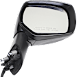 2013-2014 Subaru XV Crosstrek - Driver and Passenger Side Mirror, Power Adjust, Heated, Manual Folding, Paintable, In-housing Signal Light, No Memory, No Puddle Light, No Auto-Dim, No Blind Spot Feature