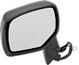 Driver and Passenger Side Mirrors, Power Adjust, Manual Folding, Non-Heated, With 1 Paintable and 1 Textured Black Cap, No Signal Light, Memory, Puddle Light, Auto-Dimming, and Blind Spot Feature