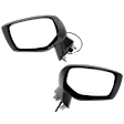 Driver and Passenger Side Mirror, Power Adjust, Non-Heated, Manual Folding, Paintable, No Signal Light, No Memory, No Puddle Light, No Auto-Dim, No Blind Spot Feature