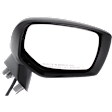 Driver and Passenger Side Mirror, Power Adjust, Non-Heated, Manual Folding, Paintable, No Signal Light, No Memory, No Puddle Light, No Auto-Dim, No Blind Spot Feature