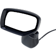 Driver and Passenger Side Mirrors, Power Adjust, Manual Folding, Non-Heated, Textured Black, No Signal Light, No Memory, No Puddle Light, No Auto-Dimming, No Blind Spot Feature