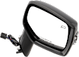 Driver and Passenger Side Mirrors, Power Adjust, Manual Folding, Heated, Paintable, In-housing Signal Light, No Memory, No Puddle Light, No Auto-Dimming, No Blind Spot Feature