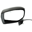Driver and Passenger Side Mirror, Power Adjust, Heated, Manual Folding, Paintable, In-housing Signal Light, No Memory, No Puddle Light, No Auto-Dim, With Blind Spot Detection in Glass