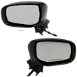 Driver and Passenger Side Mirrors, Power Adjust, Manual Folding, Heated, Paintable, In-housing Signal Light, No Memory, No Puddle Light, No Auto-Dimming, No Blind Spot Feature