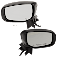 Driver and Passenger Side Mirrors, Power Adjust, Manual Folding, Heated, Paintable, No Signal Light, No Memory, No Puddle Light, No Auto-Dimming, No Blind Spot Feature