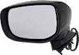 Driver and Passenger Side Mirrors, Power Adjust, Manual Folding, Non-Heated, Textured Black, No Signal Light, No Memory, No Puddle Light, No Auto-Dimming, No Blind Spot Feature