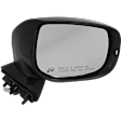 Driver and Passenger Side Mirrors, Power Adjust, Manual Folding, Heated, Paintable, In-housing Signal Light, No Memory, No Puddle Light, No Auto-Dimming, No Blind Spot Feature