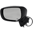 Driver and Passenger Side Mirrors, Power Adjust, Manual Folding, Heated, Paintable, No Signal Light, No Memory, No Puddle Light, No Auto-Dimming, No Blind Spot Feature