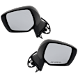 Driver and Passenger Side Mirrors, Power Adjust, Manual Folding, Non-Heated, Paintable, No Signal Light, No Memory, No Puddle Light, No Auto-Dimming, No Blind Spot Feature