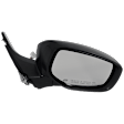 Driver and Passenger Side Mirrors, Power Adjust, Manual Folding, Heated, Paintable, In-housing Signal Light, No Memory, No Puddle Light, No Auto-Dimming, No Blind Spot Feature
