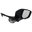 Driver and Passenger Side Mirrors, Power Adjust, Manual Folding, Heated, Paintable, In-housing Signal Light, No Memory, No Puddle Light, No Auto-Dimming, No Blind Spot Feature
