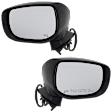Driver and Passenger Side Mirror, Power Adjust, Heated, Manual Folding, Paintable, No Signal Light, No Memory, No Puddle Light, No Auto-Dim, No Blind Spot Feature