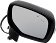 Driver and Passenger Side Mirror, Power Adjust, Heated, Manual Folding, Paintable, In-housing Signal Light, No Memory, No Puddle Light, No Auto-Dim, With Blind Spot Detection in Glass
