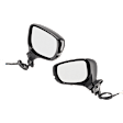 Driver and Passenger Side Mirror, Power Adjust, Heated, Manual Folding, Paintable, In-housing Signal Light, No Memory, No Puddle Light, No Auto-Dim, No Blind Spot Feature
