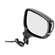 Driver and Passenger Side Mirror, Power Adjust, Heated, Manual Folding, Paintable, In-housing Signal Light, No Memory, No Puddle Light, No Auto-Dim, No Blind Spot Feature