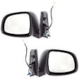 Driver and Passenger Side Mirrors, Power, Manual Folding, Non-Heated, Paintable, No Signal Light, No Memory, No Puddle Light, No Auto-Dimming, No Blind Spot Feature