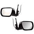 Driver and Passenger Side Mirrors, Power Adjust, Manual Folding, Non-Heated, Paintable, No Signal Light, No Memory, No Puddle Light, No Auto-Dimming, No Blind Spot Feature