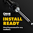 Rear, Driver and Passenger Side Bare Strut