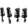 Front and Rear, Driver and Passenger Side Fully Loaded Strut, FWD