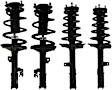 Front and Rear, Driver and Passenger Side Fully Loaded Strut, FWD