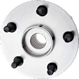 Front, Driver and Passenger Side Wheel Hub, 5 Lugs, With Bearing