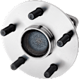 4-Wheel Set Rear, Driver and Passenger Side Wheel Hubs, With Bearing, With Sensor, FWD
