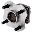 Rear, Driver and Passenger Side Wheel Hub, 4 Lugs, With Bearing, With Sensor, 1.5L, 4Cyl
