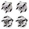 4-Wheel Set Front and Rear, Driver and Passenger Side Wheel Hubs, With Bearing, With Sensor, 4 Cyl., 1.8/2.4/2.5L Engines