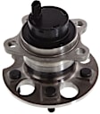 4-Wheel Set Front and Rear, Driver and Passenger Side Wheel Hubs, With Bearing, FWD