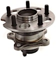 4-Wheel Set Front and Rear, Driver and Passenger Side Wheel Hubs, With Bearing, FWD