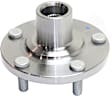 4-Wheel Set Front and Rear, Driver and Passenger Side Wheel Hubs, Front - Without Bearing; Rear - With Bearing, FWD