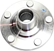 4-Wheel Set Front and Rear, Driver and Passenger Side Wheel Hubs, Front - Without Bearing; Rear - With Bearing, FWD