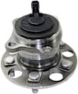 4-Wheel Set Front and Rear, Driver and Passenger Side Wheel Hubs, Front - Without Bearing; Rear - With Bearing, FWD