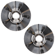 Front, Driver and Passenger Side Wheel Hub, 5 Lugs, With Bearing, 1.8L, 4Cyl