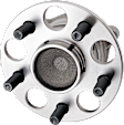 Rear, Driver and Passenger Side Wheel Hub, 5 Lugs, With Bearing, FWD