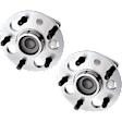 Rear, Driver and Passenger Side Wheel Hub, 5 Lugs, With Bearing, With Sensor, 3.0L, 6Cyl