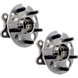 Rear, Driver and Passenger Side Wheel Hub, 5 Lugs, With Bearing, AWD