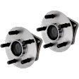 Rear, Driver and Passenger Side Wheel Hub, 5 Lugs, With Bearing, 1.8L, 4Cyl