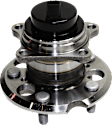 Rear, Driver and Passenger Side Wheel Hub, 5 Lugs, With Bearing, With Sensor, FWD
