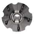Rear, Driver and Passenger Side Wheel Hub, 5 Lugs, With Bearing