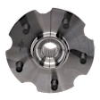 Rear, Driver and Passenger Side Wheel Hub, 5 Lugs, With Bearing