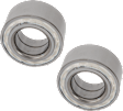 Front, Driver and Passenger Side, Inner Wheel Bearing, Set of 2
