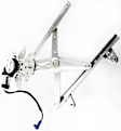 Front and Rear, Passenger Side Window Regulators, Power, With Motor, Japan or USA Built Vehicle